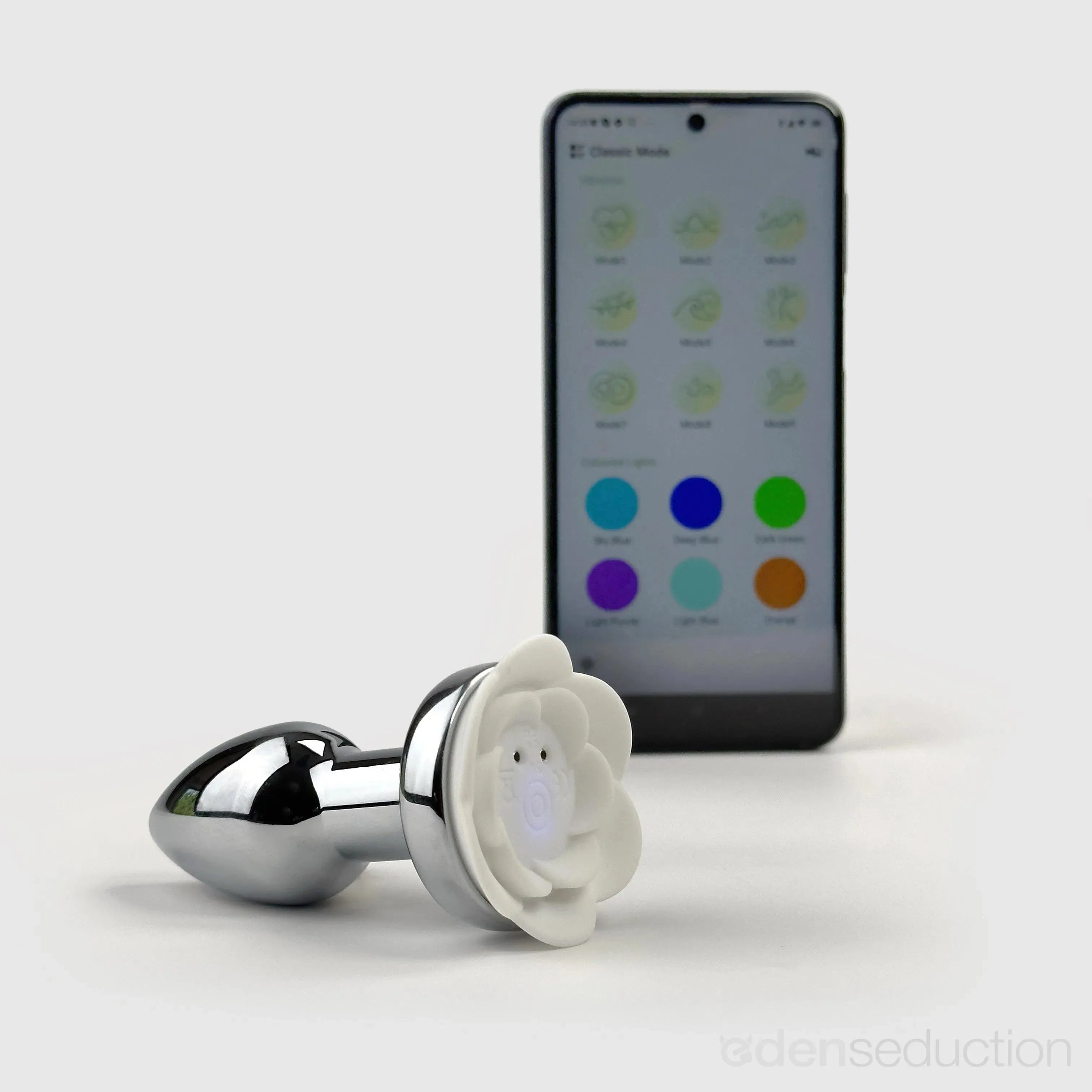 Disco booty plug Rose anal vibrator - EdenSeduce